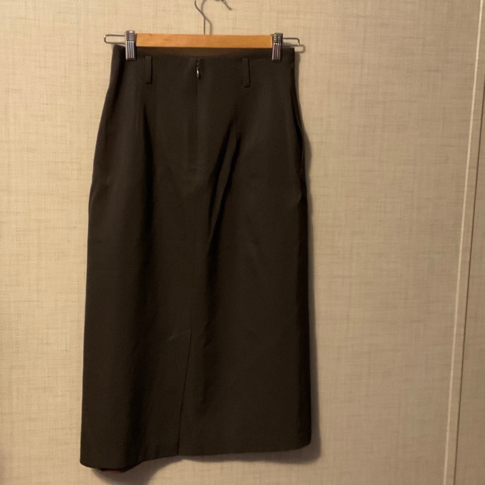 Chic Black A-Line Women's Skirt - Picture 3 of 5